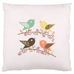 Four Birds Standard Flano Cushion Case (two Sides) by linceazul