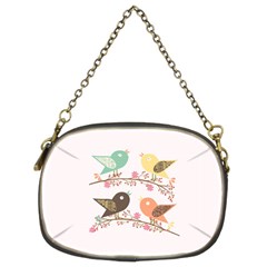 Four Birds Chain Purses (two Sides)  by linceazul