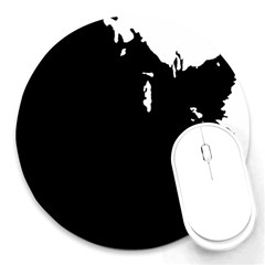 Abstraction Round Mousepads by Valentinaart