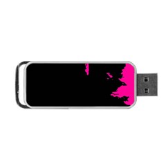 Abstraction Portable Usb Flash (one Side) by Valentinaart