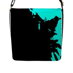 Abstraction Flap Messenger Bag (l)  by Valentinaart