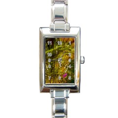 Dragonfly Dragonfly Wing Insect Rectangle Italian Charm Watch by Nexatart