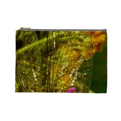 Dragonfly Dragonfly Wing Insect Cosmetic Bag (large)  by Nexatart