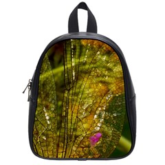 Dragonfly Dragonfly Wing Insect School Bags (small)  by Nexatart