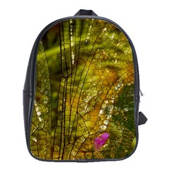 Dragonfly Dragonfly Wing Insect School Bags (xl)  by Nexatart