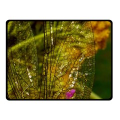 Dragonfly Dragonfly Wing Insect Double Sided Fleece Blanket (small)  by Nexatart