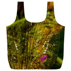 Dragonfly Dragonfly Wing Insect Full Print Recycle Bags (l)  by Nexatart