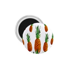 Pineapple Print Polygonal Pattern 1 75  Magnets by Nexatart