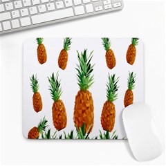 Pineapple Print Polygonal Pattern Large Mousepads by Nexatart