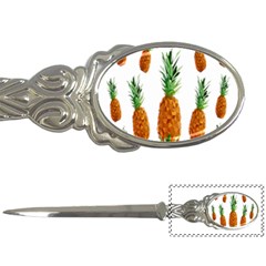 Pineapple Print Polygonal Pattern Letter Openers by Nexatart