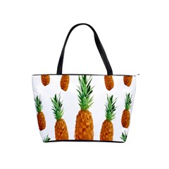 Pineapple Print Polygonal Pattern Shoulder Handbags by Nexatart