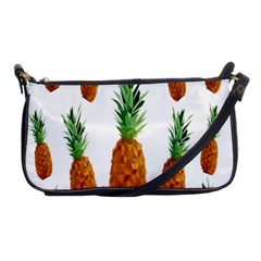 Pineapple Print Polygonal Pattern Shoulder Clutch Bags by Nexatart