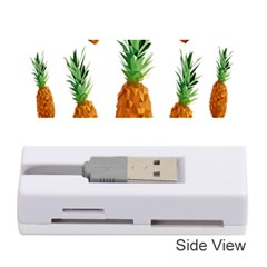 Pineapple Print Polygonal Pattern Memory Card Reader (stick)  by Nexatart