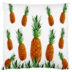 Pineapple Print Polygonal Pattern Large Flano Cushion Case (Two Sides) Back