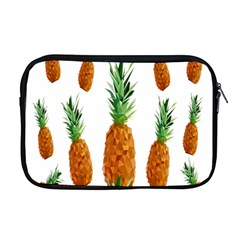 Pineapple Print Polygonal Pattern Apple Macbook Pro 17  Zipper Case by Nexatart