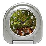 Red Deer Deer Roe Deer Antler Travel Alarm Clocks Front