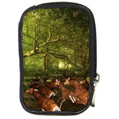 Red Deer Deer Roe Deer Antler Compact Camera Cases by Nexatart