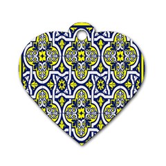 Tiles Panel Decorative Decoration Dog Tag Heart (one Side)