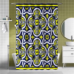 Tiles Panel Decorative Decoration Shower Curtain 48  X 72  (small) 