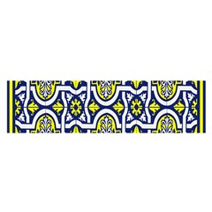 Tiles Panel Decorative Decoration Satin Scarf (oblong) by Nexatart