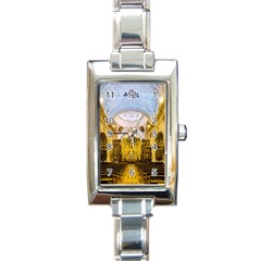 Church The Worship Quito Ecuador Rectangle Italian Charm Watch by Nexatart