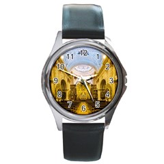 Church The Worship Quito Ecuador Round Metal Watch by Nexatart