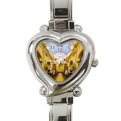 Church The Worship Quito Ecuador Heart Italian Charm Watch by Nexatart