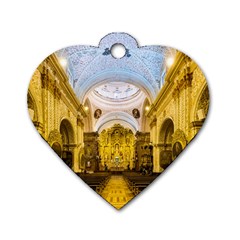 Church The Worship Quito Ecuador Dog Tag Heart (one Side) by Nexatart