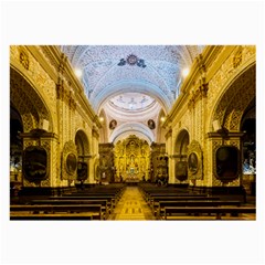 Church The Worship Quito Ecuador Large Glasses Cloth (2-side) by Nexatart