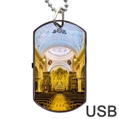 Church The Worship Quito Ecuador Dog Tag Usb Flash (two Sides) by Nexatart