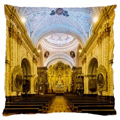 Church The Worship Quito Ecuador Large Cushion Case (one Side) by Nexatart