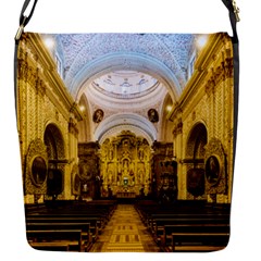 Church The Worship Quito Ecuador Flap Messenger Bag (s) by Nexatart