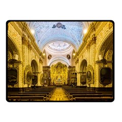 Church The Worship Quito Ecuador Double Sided Fleece Blanket (small)  by Nexatart