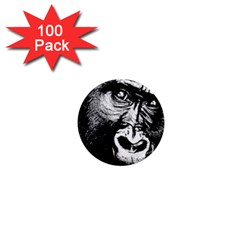 Gorilla 1  Mini Magnets (100 Pack)  by Valentinaart