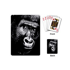 Gorilla Playing Cards (mini)  by Valentinaart