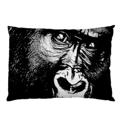 Gorilla Pillow Case (two Sides) by Valentinaart