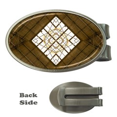 Steel Glass Roof Architecture Money Clips (oval)  by Nexatart