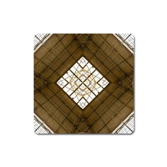 Steel Glass Roof Architecture Square Magnet by Nexatart