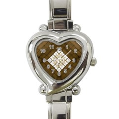 Steel Glass Roof Architecture Heart Italian Charm Watch by Nexatart