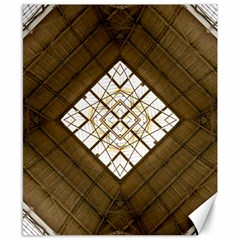 Steel Glass Roof Architecture Canvas 8  X 10  by Nexatart