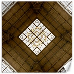 Steel Glass Roof Architecture Canvas 12  X 12   by Nexatart