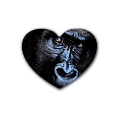 Gorilla Rubber Coaster (heart)  by Valentinaart