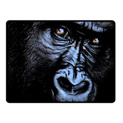 Gorilla Fleece Blanket (small) by Valentinaart