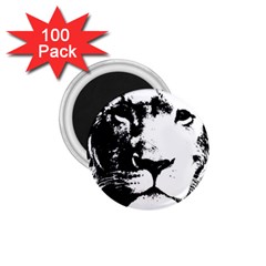 Lion  1 75  Magnets (100 Pack)  by Valentinaart