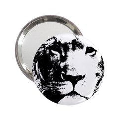 Lion  2 25  Handbag Mirrors by Valentinaart