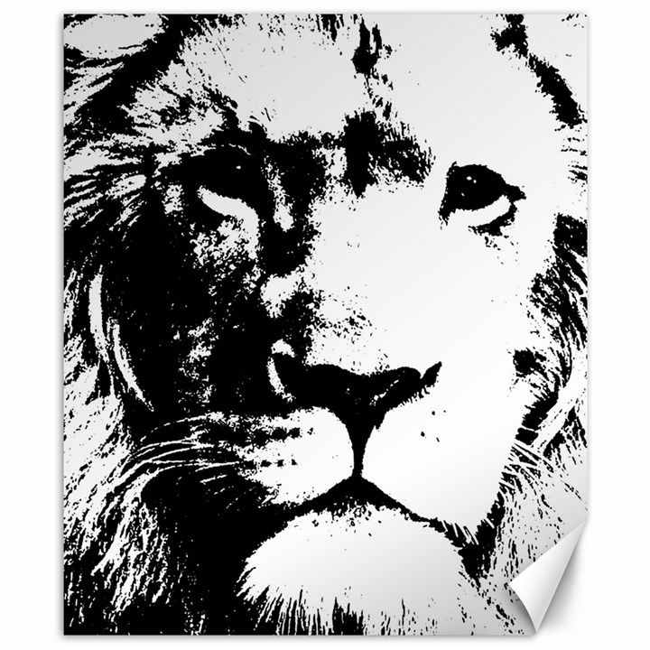 Lion  Canvas 8  x 10 