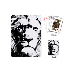 Lion  Playing Cards (mini)  by Valentinaart