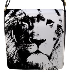 Lion  Flap Messenger Bag (s) by Valentinaart