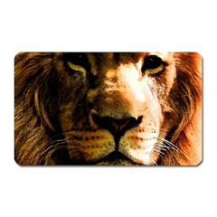 Lion  Magnet (rectangular) by Valentinaart