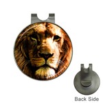 Lion  Hat Clips with Golf Markers Front